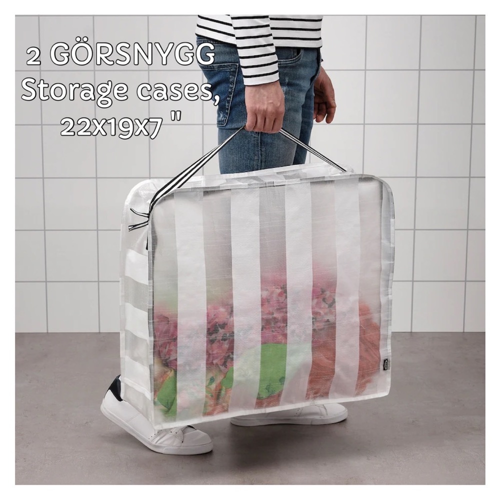 2 Large Storage cases, 22x19x7 "